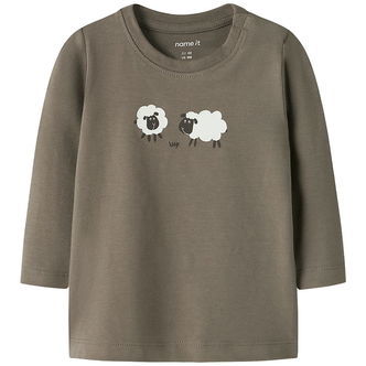 Name It Bluse - NbmVobbi - Walnut/Sheep