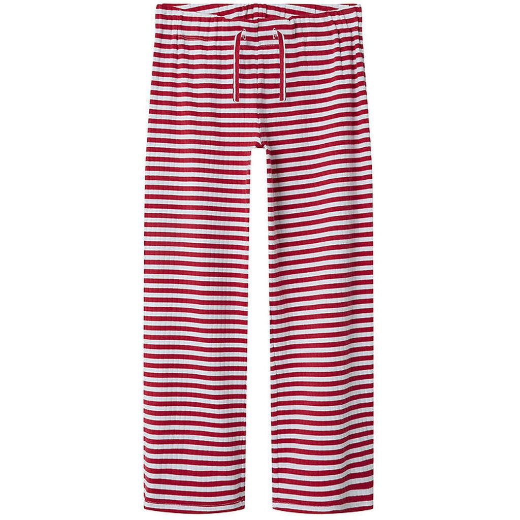 Name It Bukser - Noos - Rib - NkfSuraja - Lollipop m. Hvide Stri