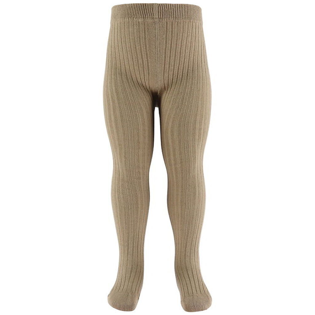 Lil' Atelier Strømpebukser - Noos - Rib - NbnIlso - Sepia Tint
