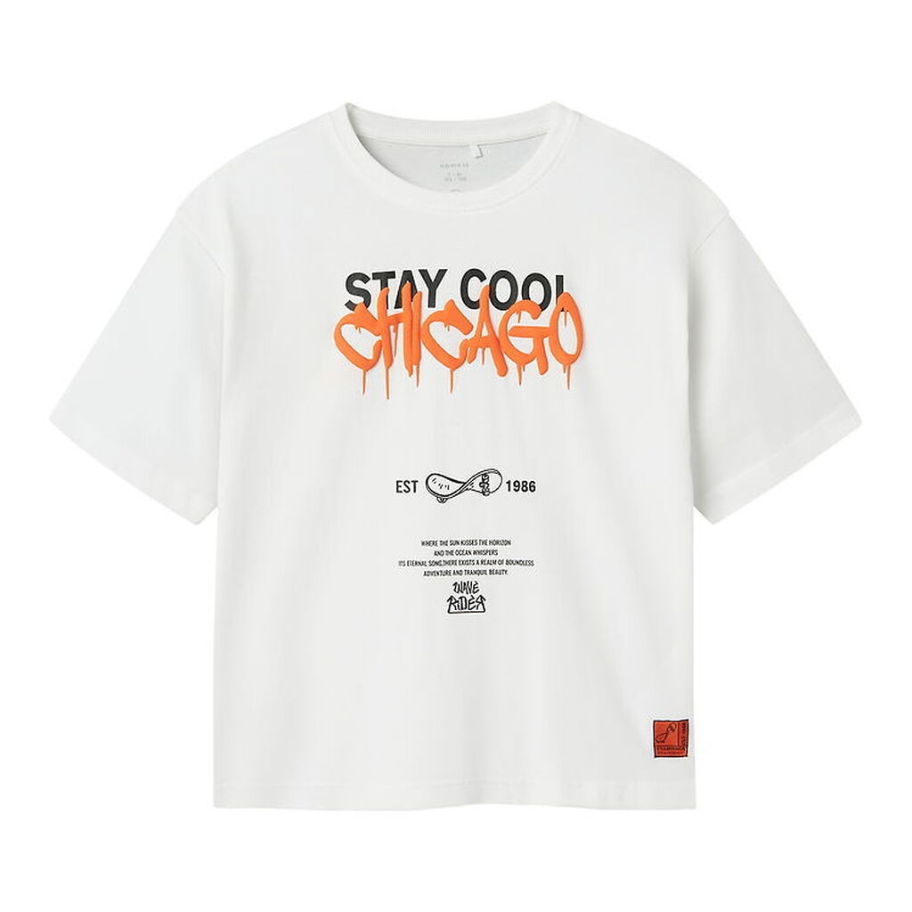 Name It T-shirt - NkmLeroy - Bright White