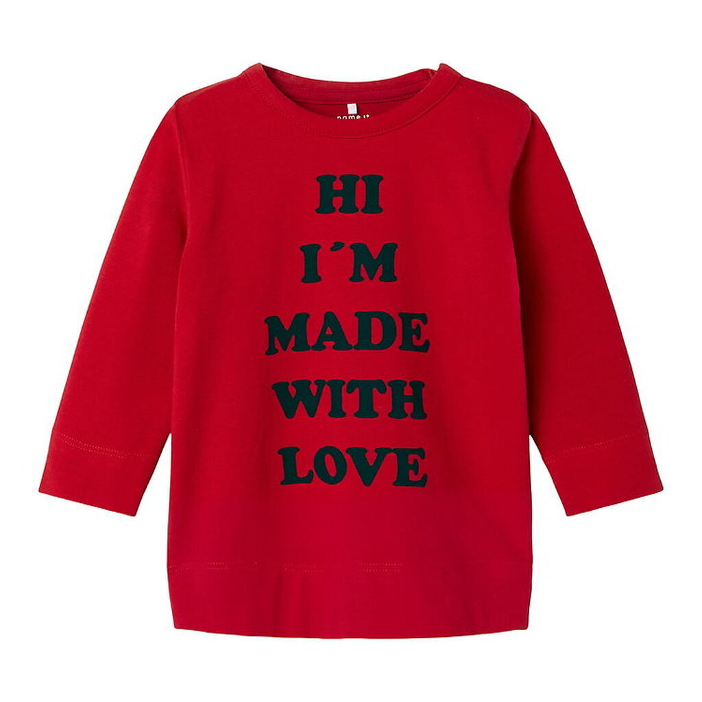 Name It Bluse NbfLaba - Salsa m. Print