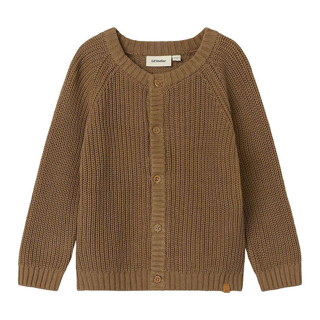 Lil' Atelier Cardigan - Strik - NmnEmlen - Sepia Tint