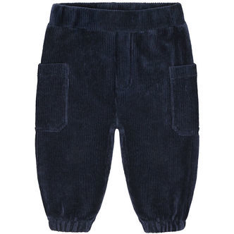 Hust and Claire Fløjlsbukser - Velour - HCGus - More Navy