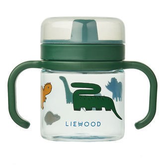 Liewood Kop m. Tud - 280 ml - Dinosaurs/Mist