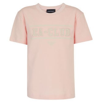 Emporio Armani T-shirt - Rosa m. Hvid