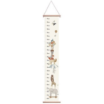Sebra Vægdekoration - Højdemåler - World of Sebra
