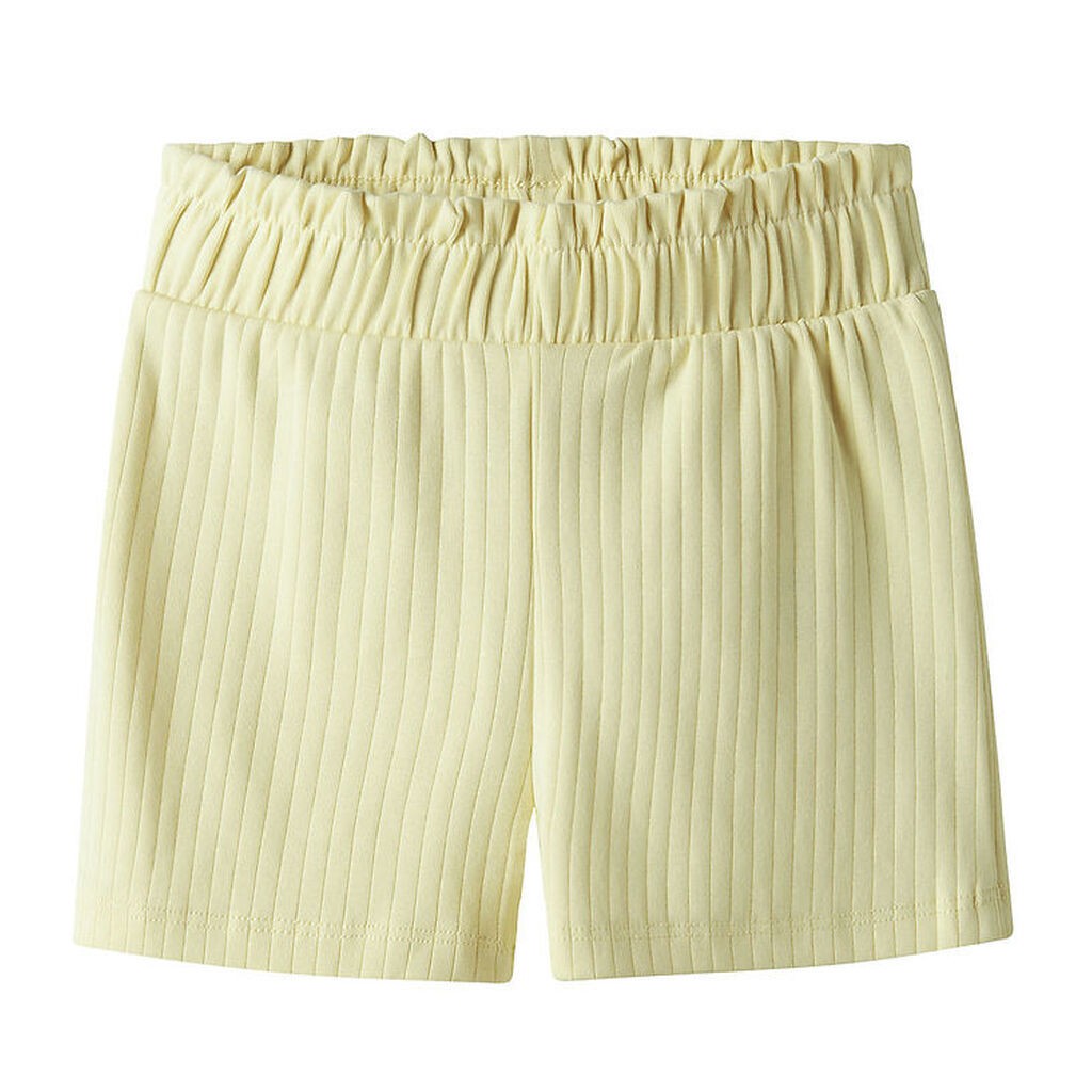 Name It Shorts - Rib - Noos - NmfSurajali - Pastel Yellow