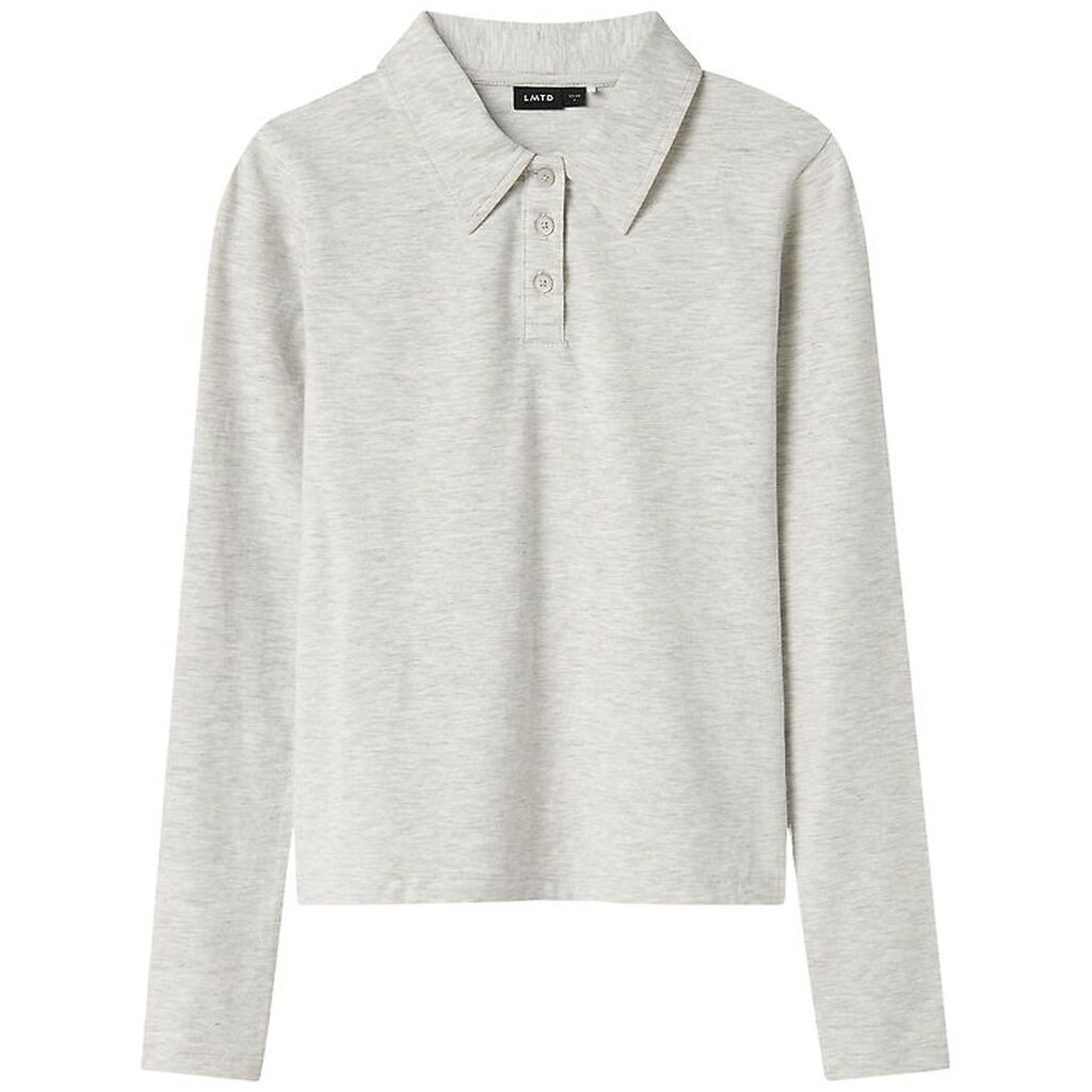 LMTD POLO - NlfNilja - Light Grey Melange