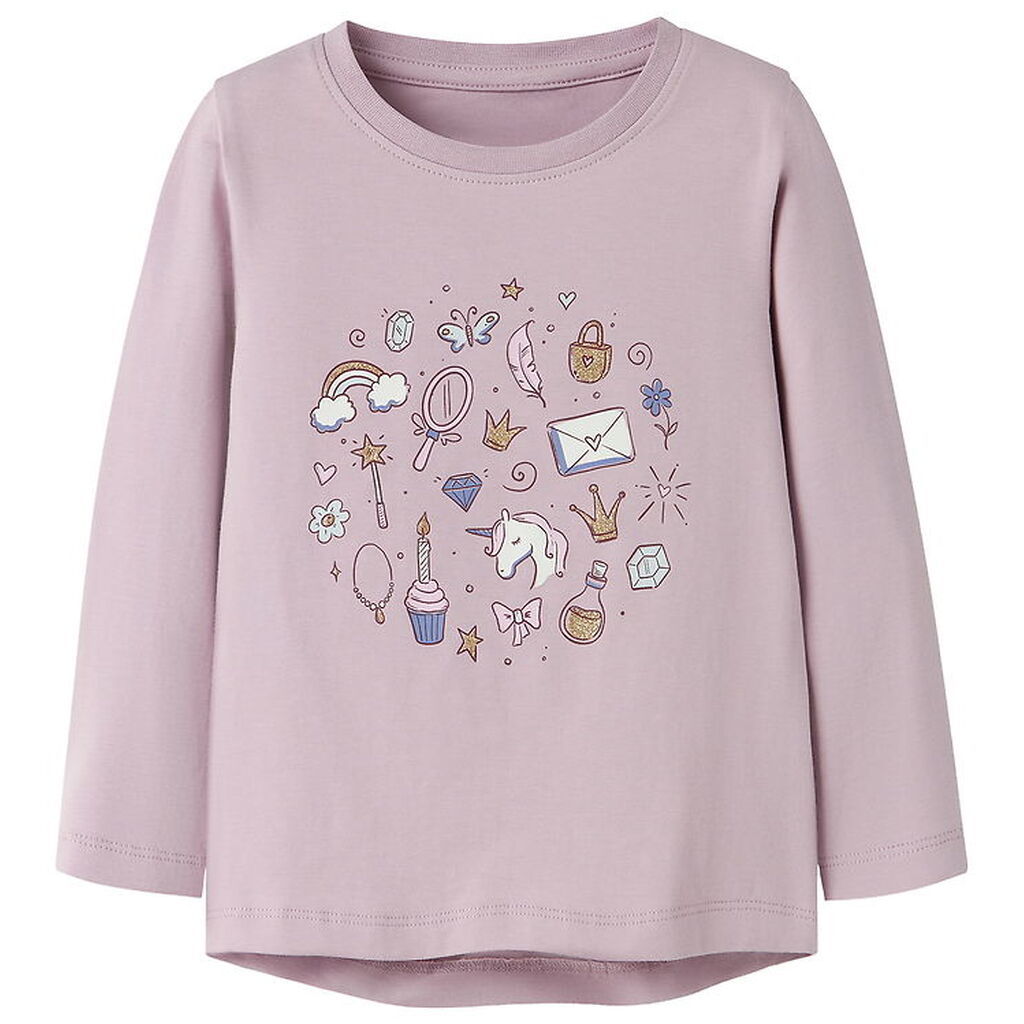 Name It Bluse - NmfVix - Dawn Pink/Princess Kit