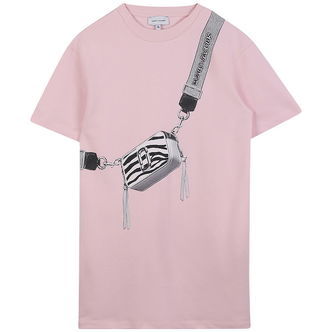 Little Marc Jacobs Sweatkjole - Pink m. Print