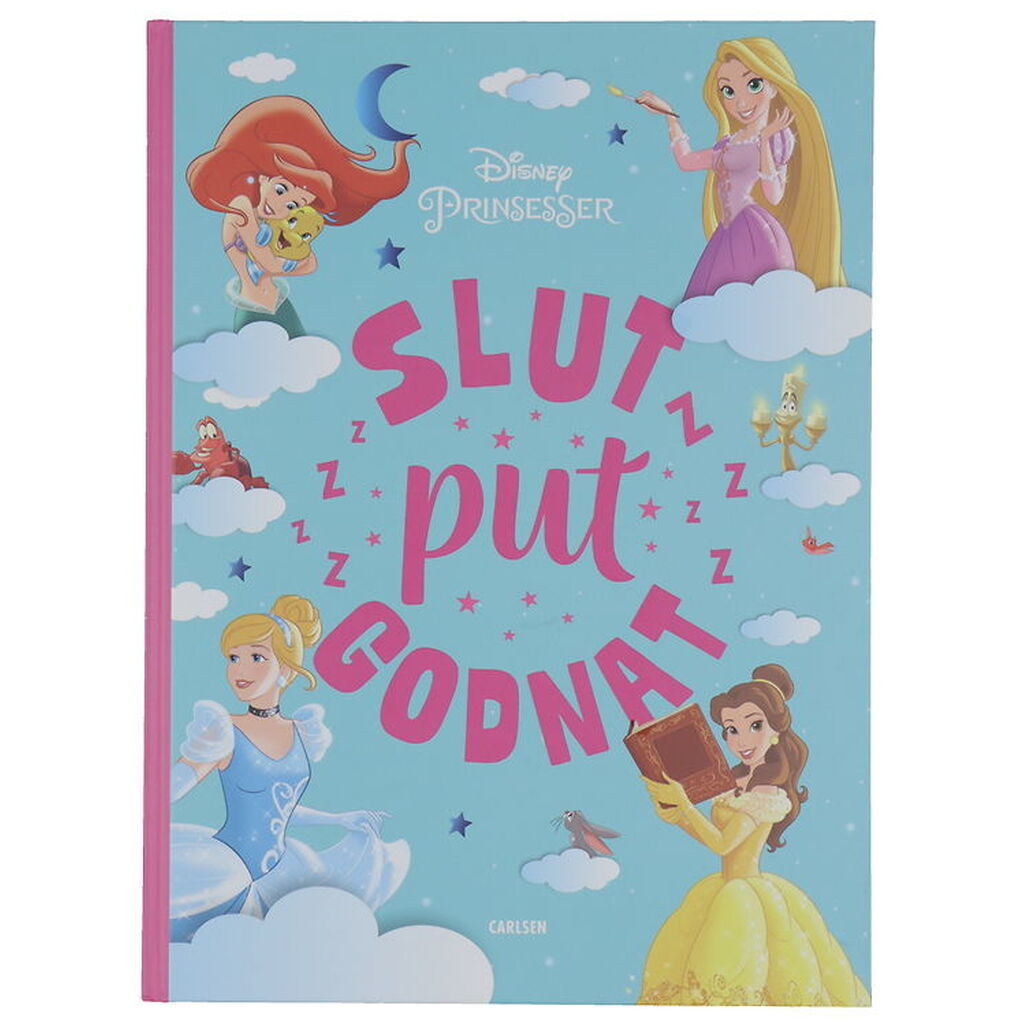 Forlaget Carlsen Bog - Slut Put Godnat - Disney Prinsesser - Dan