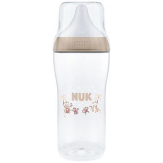Nuk Sutteflaske - Perfect Match - 360 ml - Monkey - Beige