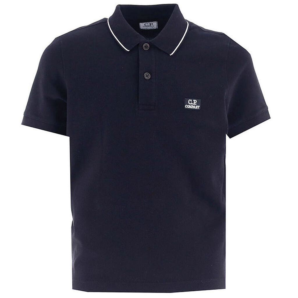 C.P. Company Polo - Total Eclipse Blue m. Hvid