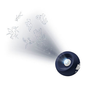 kidywolf Projektørlampe - Space - Blå