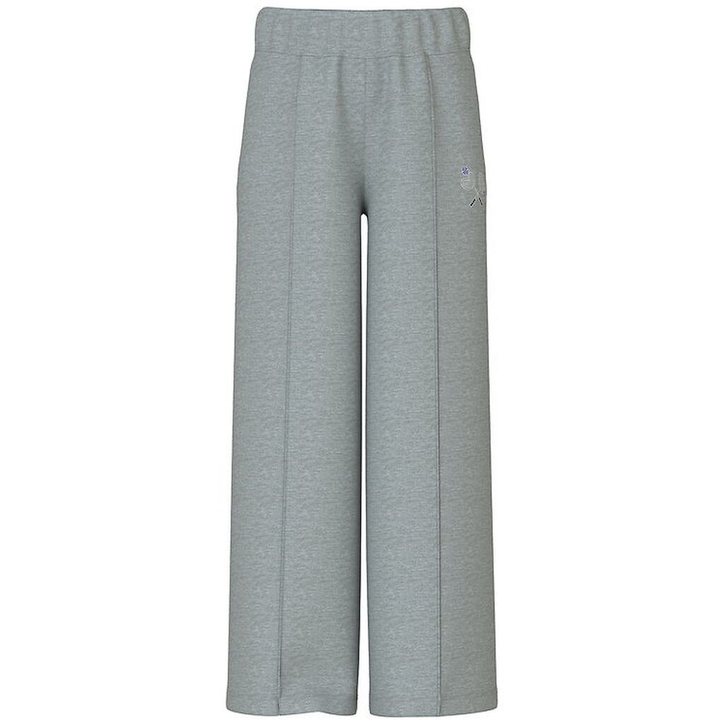 Name it Sweatpants - NkfVenus - Gråmeleret/ Heart Rackets