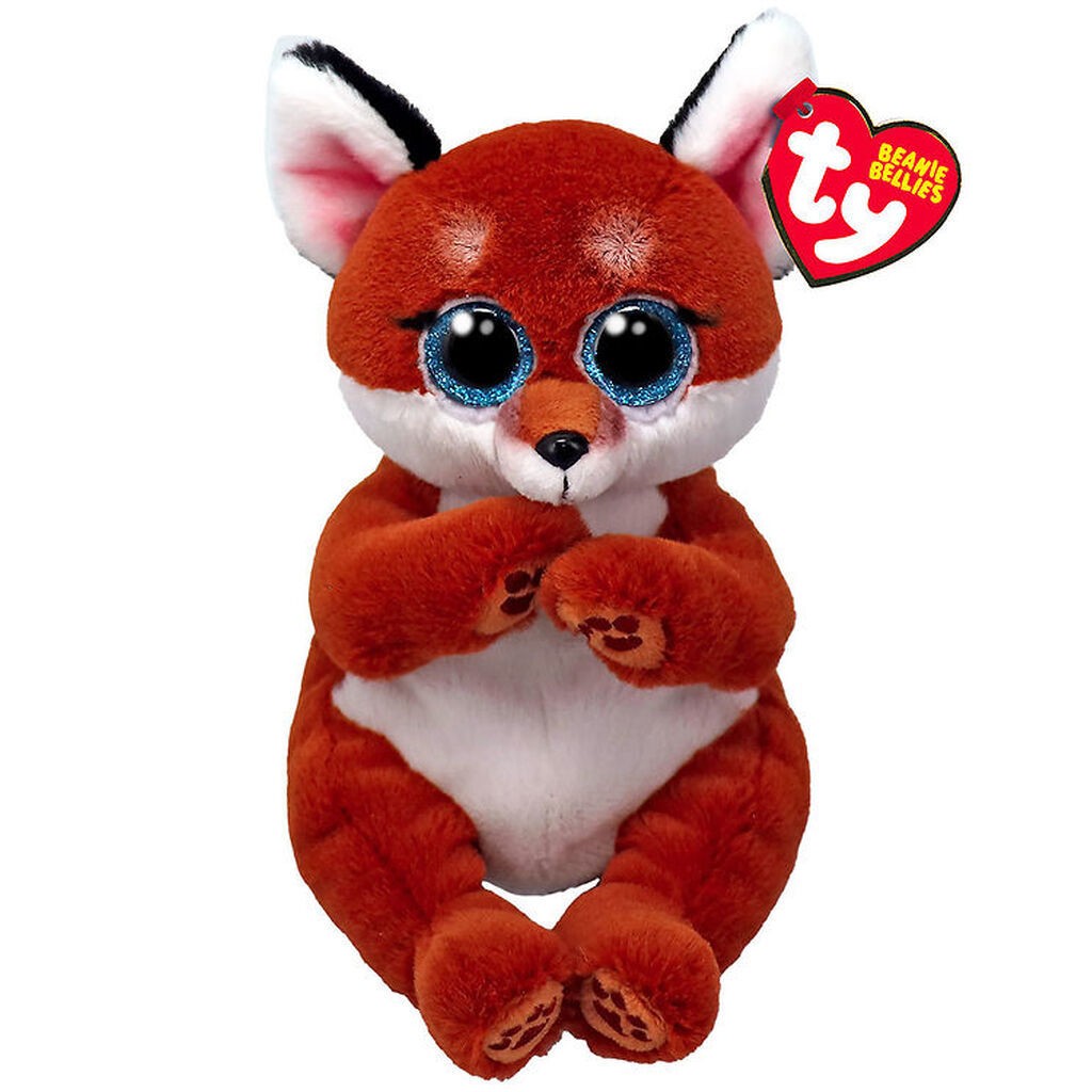 Ty Bamse - Beanie Bellies - 17 cm - Witt