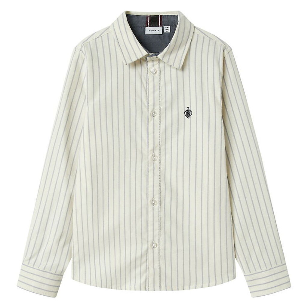 Name It Skjorte - Noos - NkmNewsa - Jet Stream Stripes/Navy Blaz