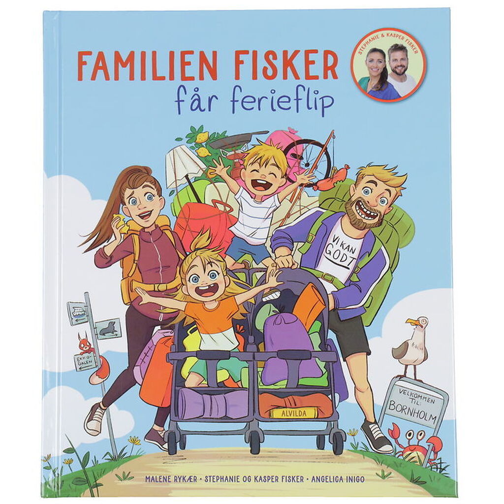 Alvilda Bog - Familien Fisker Får Ferieflip - Dansk