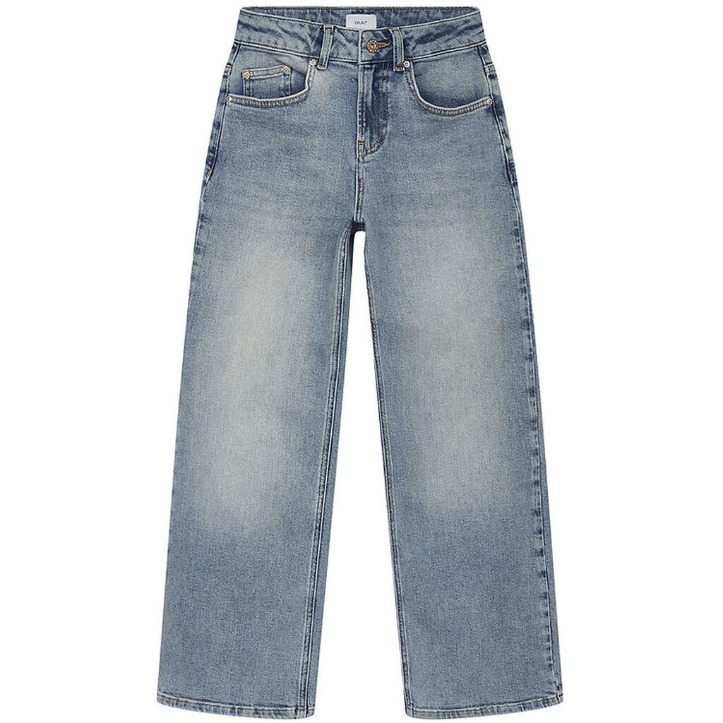 Grunt Jeans - Wide Low Waist - Blå