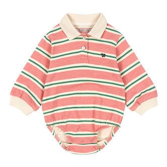 Konges Sløjd Polobody l/æ - Spotty - Blush Bound Stripe
