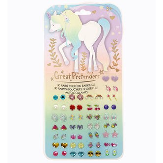 Great Pretenders Stickers Til Øreringe - Whimsical Unicorn