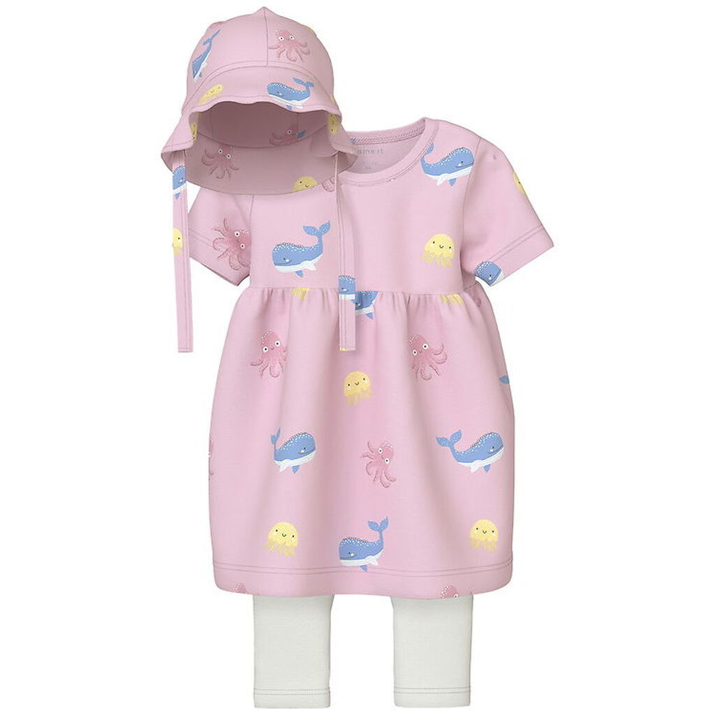 Name It Kjolesæt - NbfVandora - Ballerina/Cloud Dancer