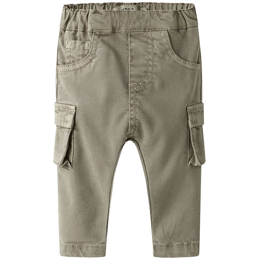 Name It Bukser - Baggy Cargo - NmmBen - Chinchilla