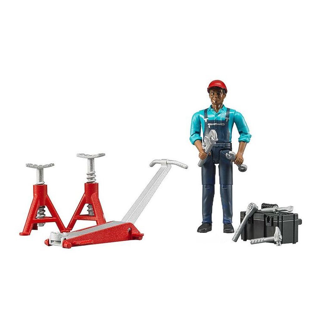Bruder Figur - bworld - Mekaniker m. Tilbehør - 62100