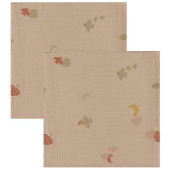 Moonboon Stofbleer - Musselin - 2-pak - Over The Moon