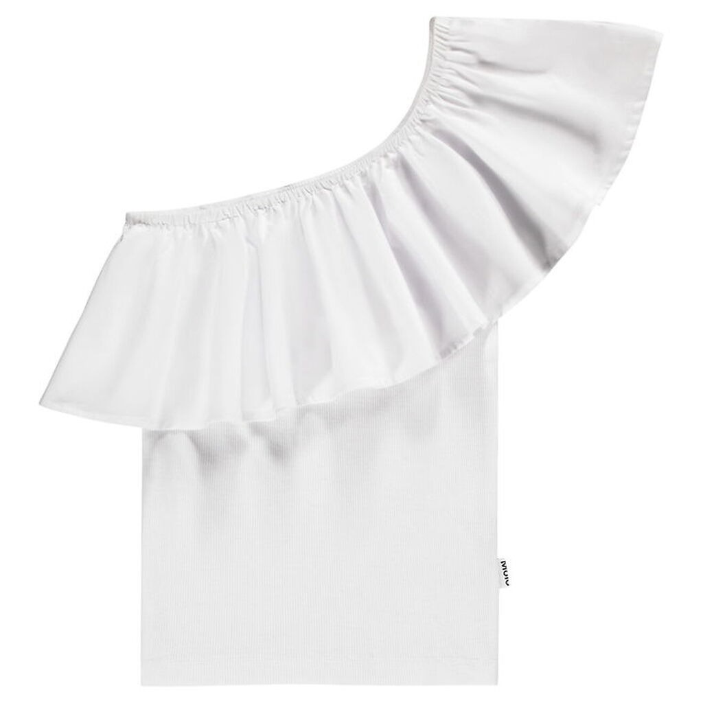 Molo Top - Rib - Rebecca - Whitest