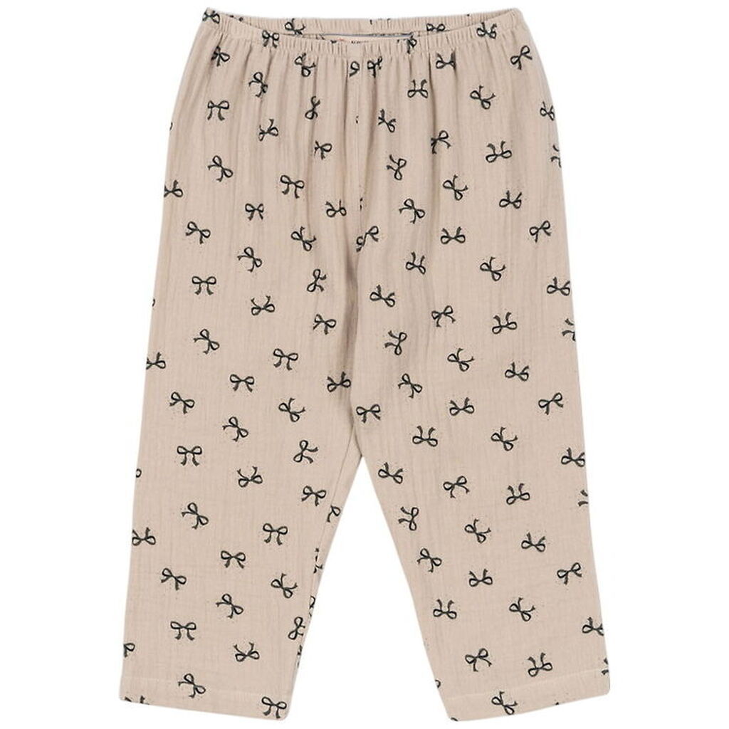 Konges Sløjd Bukser - Musselin - Coco - Bow Magnet