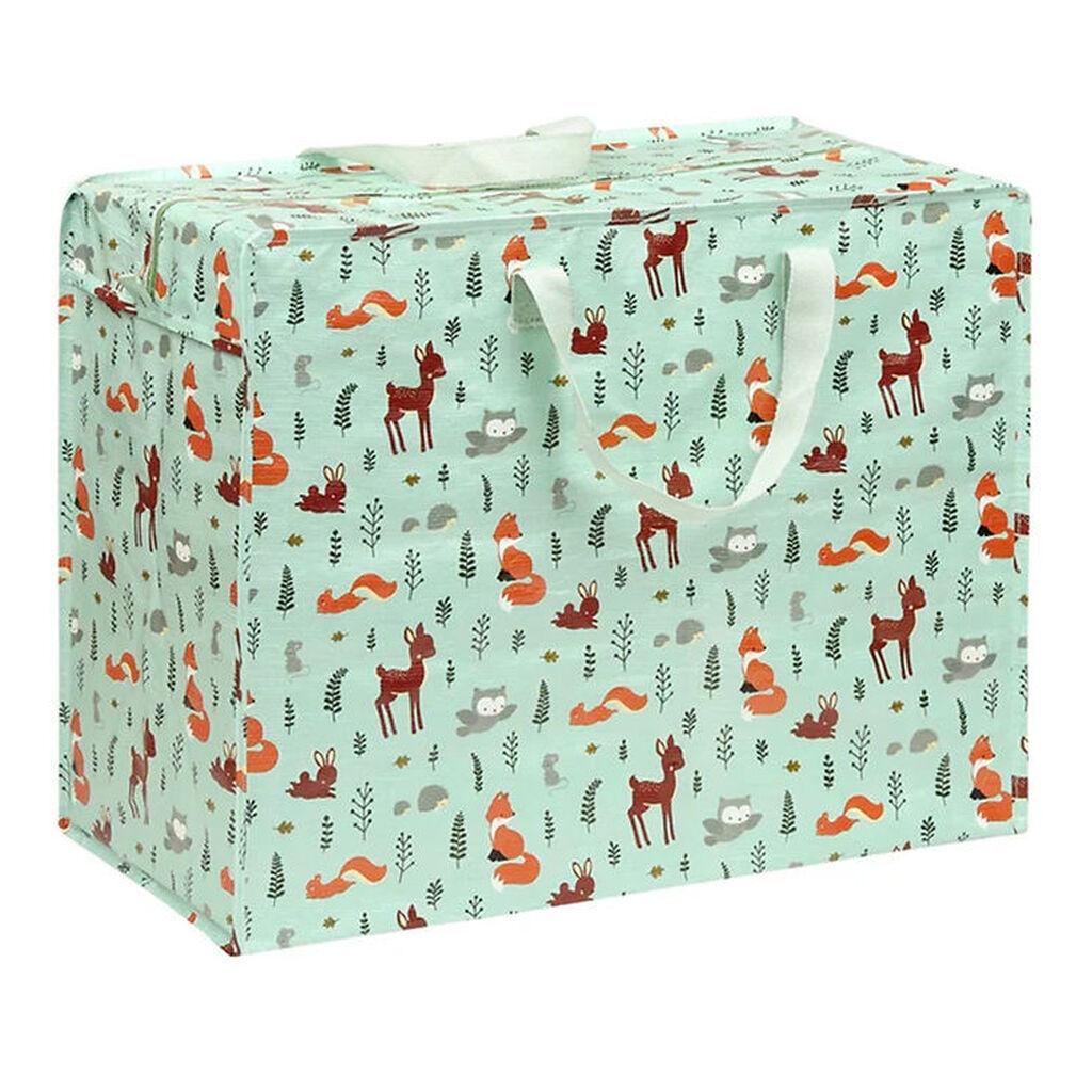 A Little Lovely Company Opbevaringspose - 58x26x46 cm - Forest F