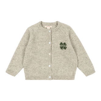 Konges Sløjd Cardigan - Uld/Polyamid - Billi - Off White Melange