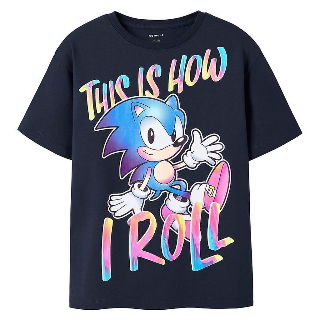 Name It T-shirt - NkmDarius - Sonic - Navy Blazer