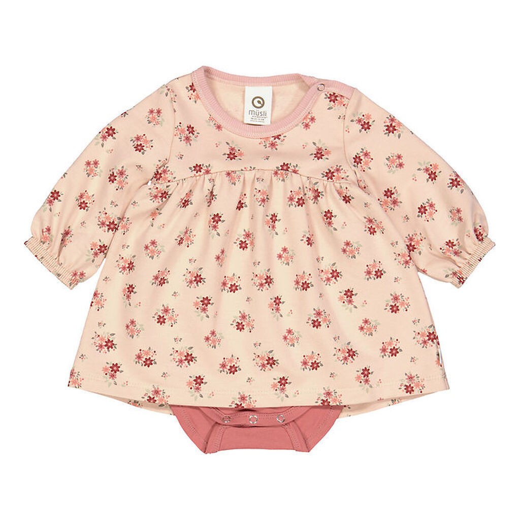Müsli Kjolebody l/æ - Dahlia - Rose Sugar m. Blomster
