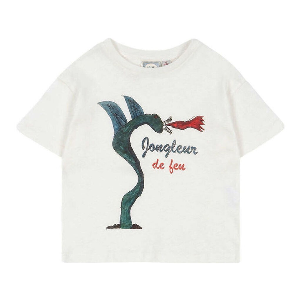 Konges Sløjd x Rosie H-W T-shirt - Jongleur - Antique White