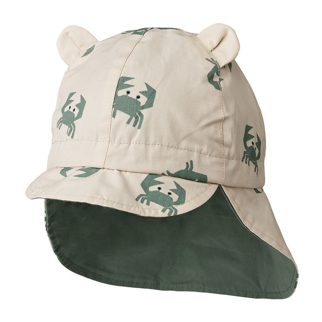 Liewood Legionærhat - Gorm - Vendbar - Crab Sandy/Peppermint