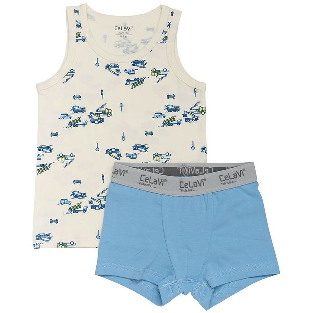 CeLaVi Undertøjssæt - Undertrøje/Boxershorts - Daiquiri Green