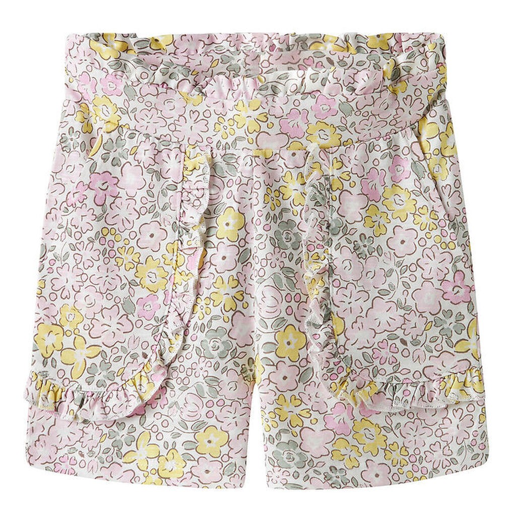 Name It Shorts - Modal - NmfHaile - Bright White/Lemon Meringue