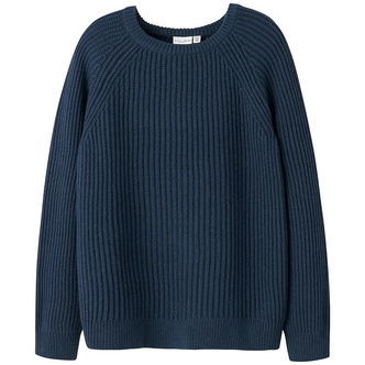 Name It Bluse - Strik - Rib - NkmVolly - Insignia Blue