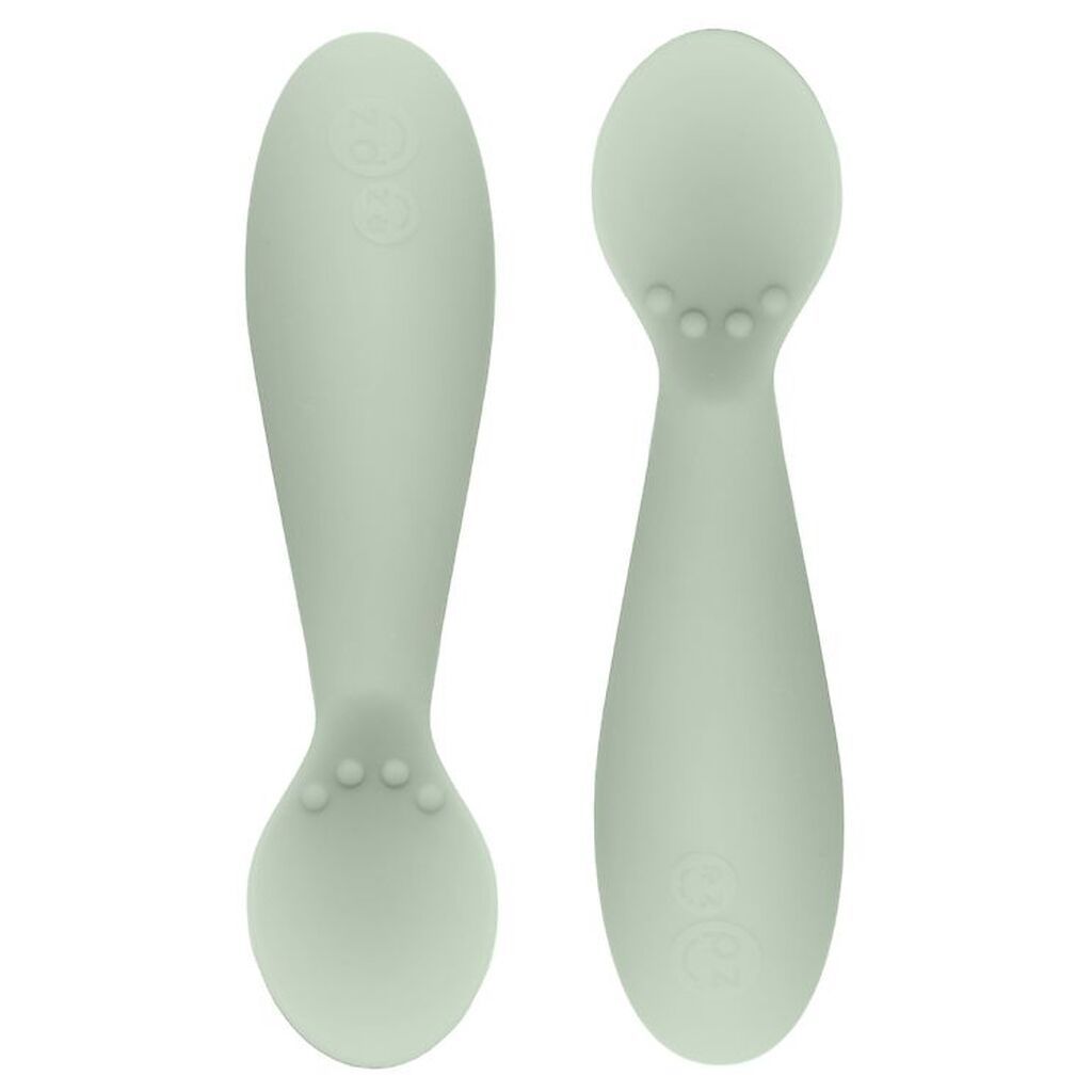 EzPz Tiny Spoon - 2-pak - Støvet Grøn