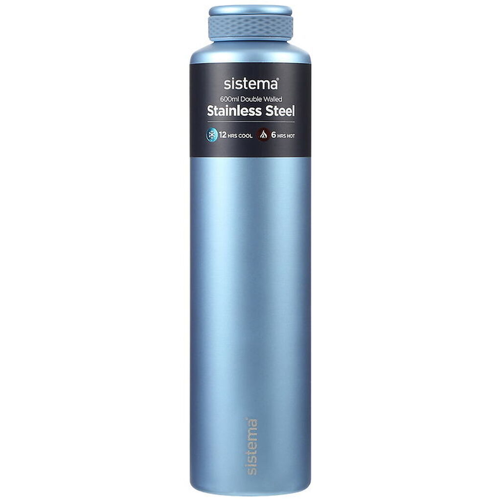 Sistema Termoflaske - Stainless Steel - 600 ml - Peace Blue