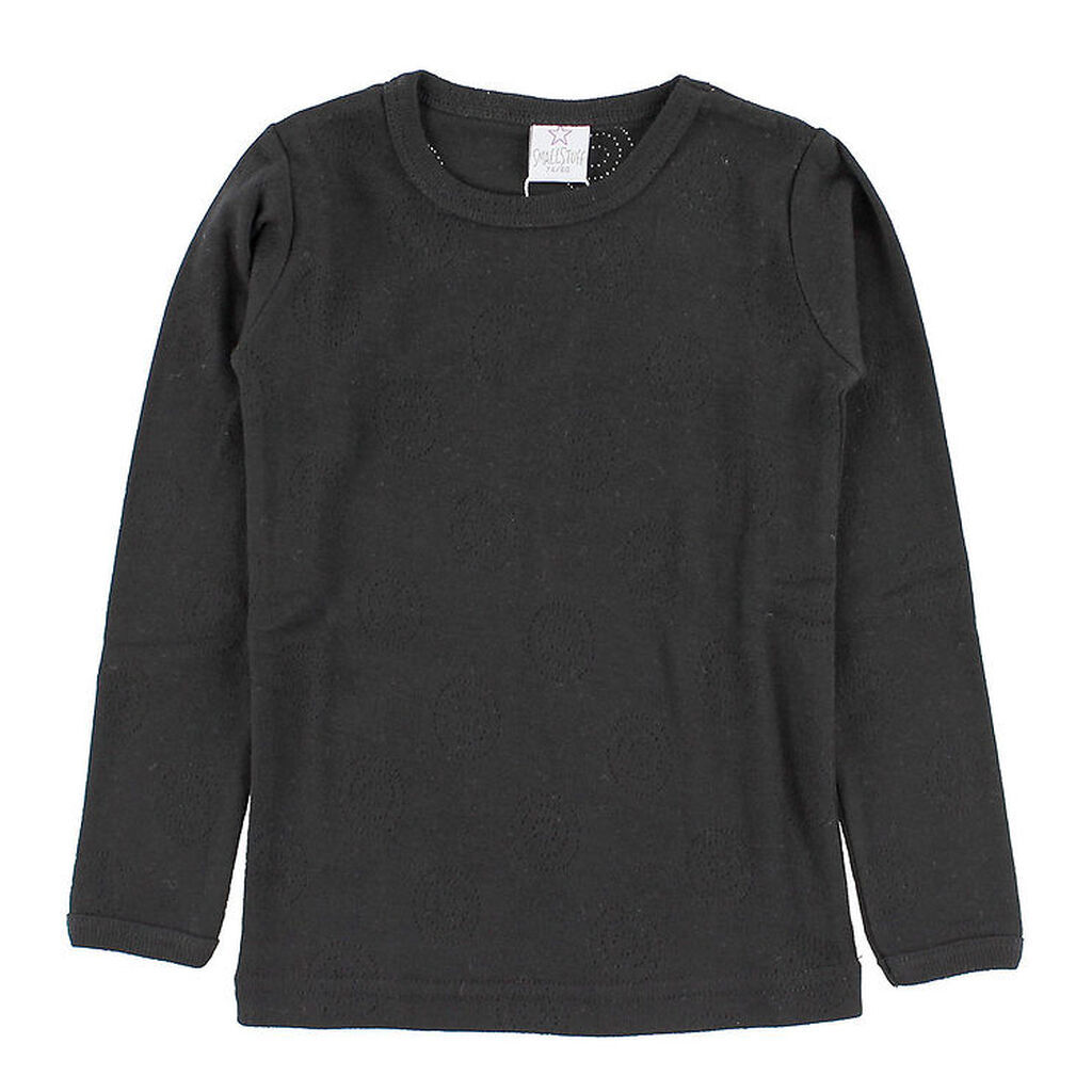 Smallstuff Bluse - Sort m. Hulmønster
