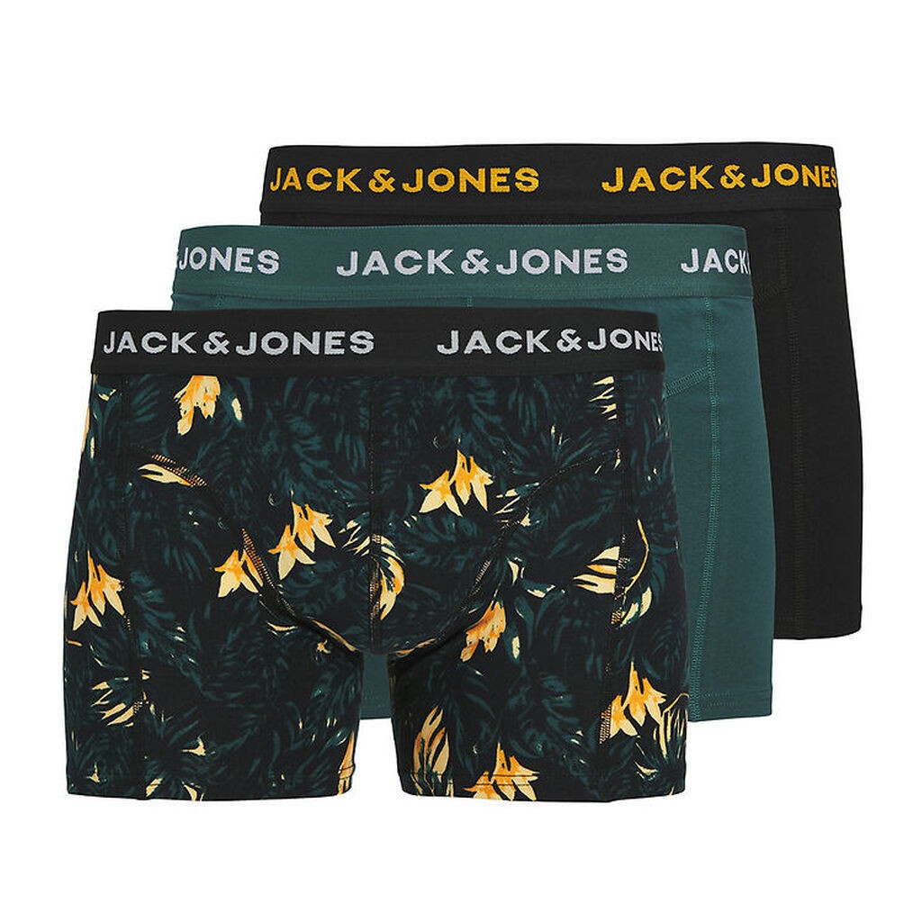 Jack & Jones Boxershorts - 3-Pak - JacTyler - Black/Black - Deep