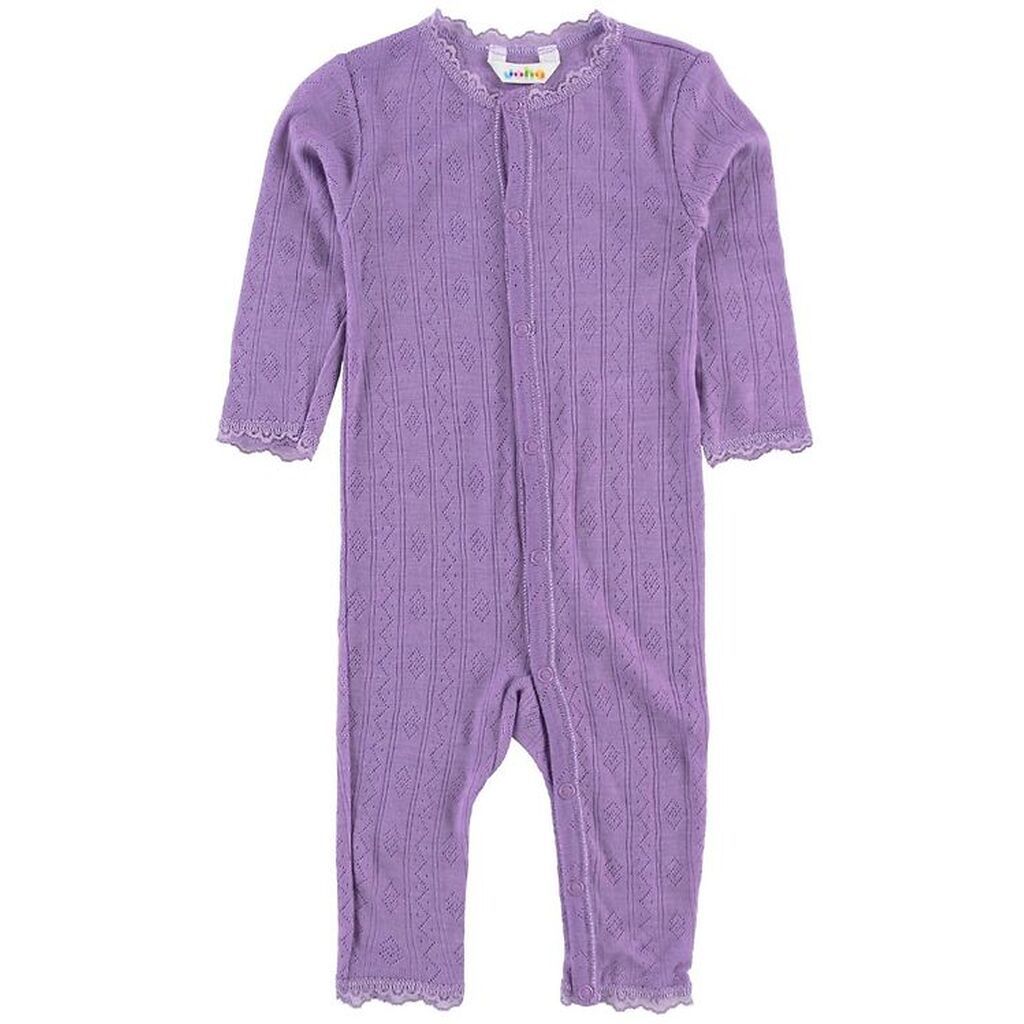 Joha Heldragt - Uld/Silke - Lilla m. Hulmønster