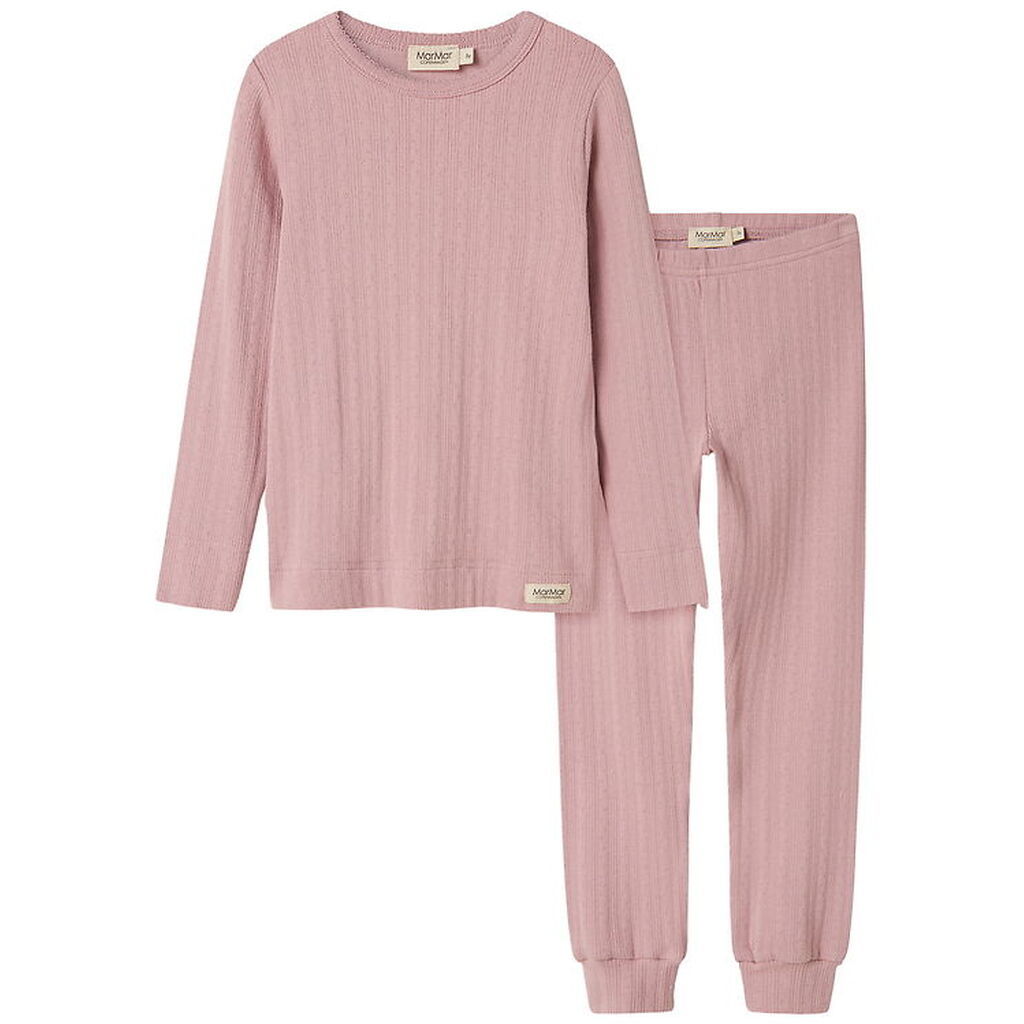 MarMar Nattøj - Soft Berry m. Hulmønster