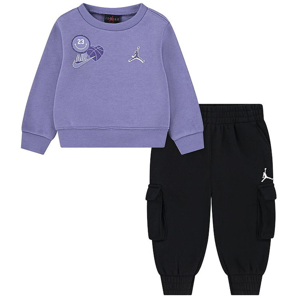 Jordan Sweatsæt - Sort/Lilla