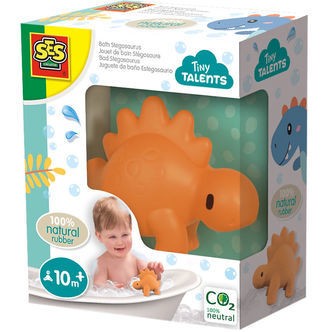 SES Creative Badedyr - Stegosaurus - Naturgummi
