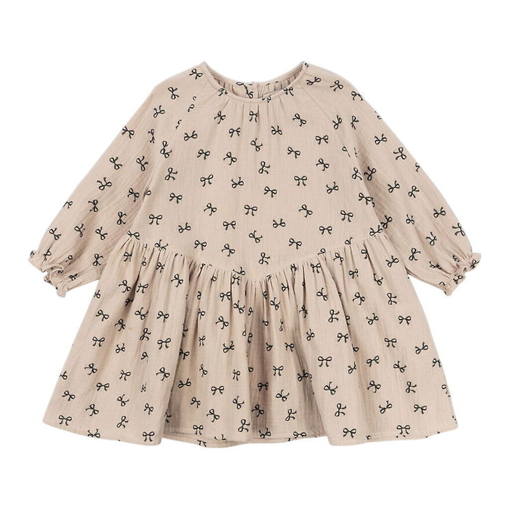 Konges Sløjd Kjole - Musselin - Coco - Bow Magnet
