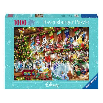 Ravensburger Puslespil - 1000 Brikker - Disney Christmas